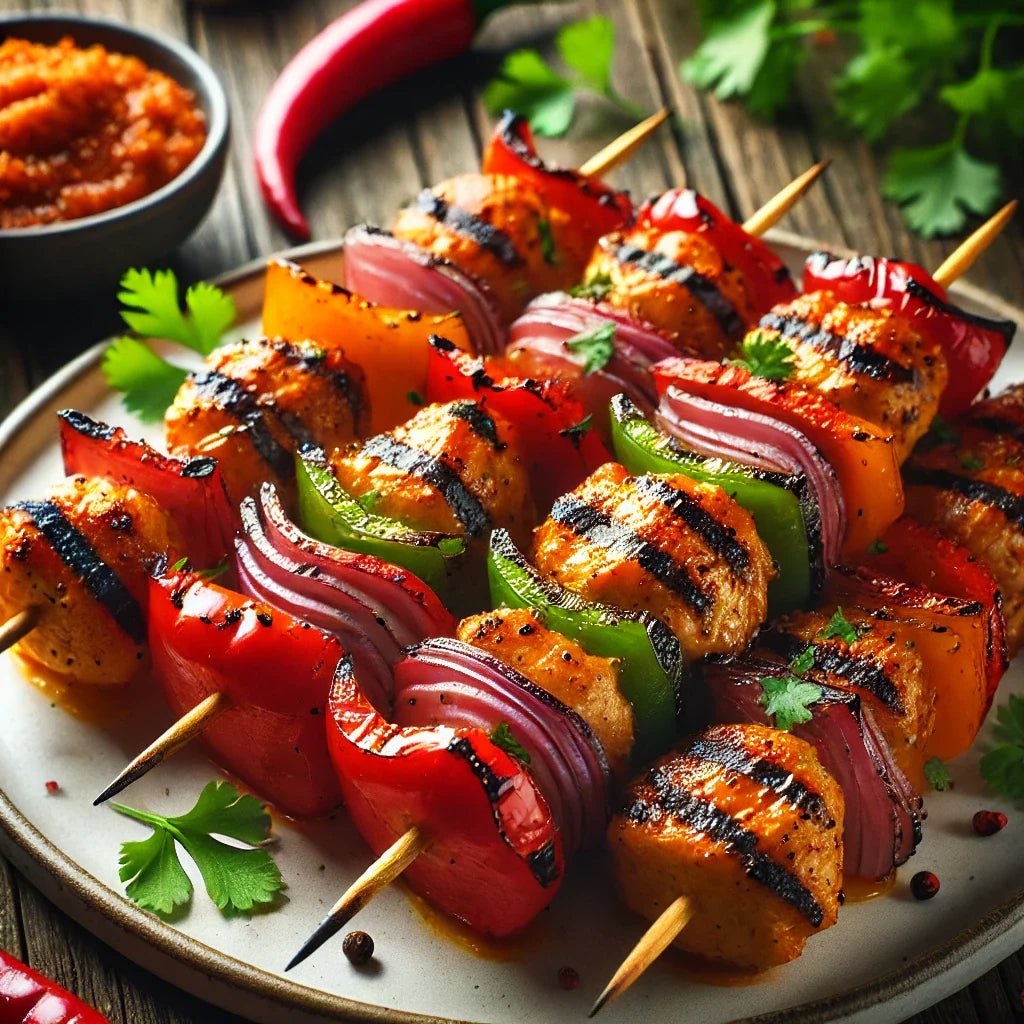 Grilled Mango Habanero Chicken Skewers – Sauce Pantry