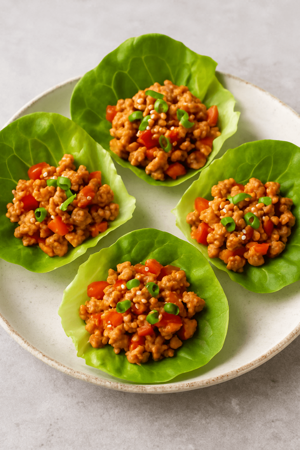 Sweet and Sour Chicken Lettuce Cups - Sauce Pantry