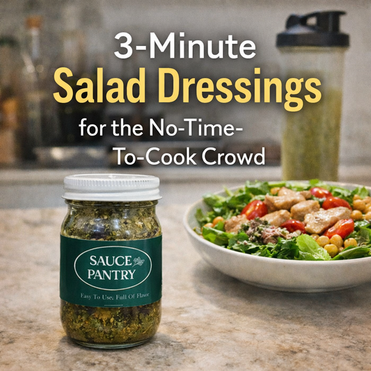 3-Minute Salad Dressings for the No-Time-To-Cook Crowd