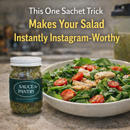 This One Sachet Trick Makes Your Salad Instantly Instagram-Worthy