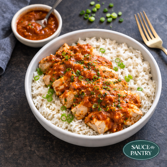 Protein Sauce + Rice = The New Lazy Lunch