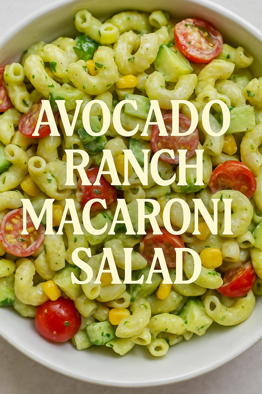 Avocado Ranch Macaroni Salad