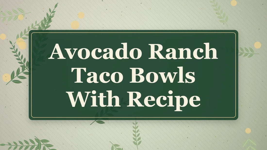 Avocado Ranch Taco Bowls With Crispy Potatoes and Fresh Salsa