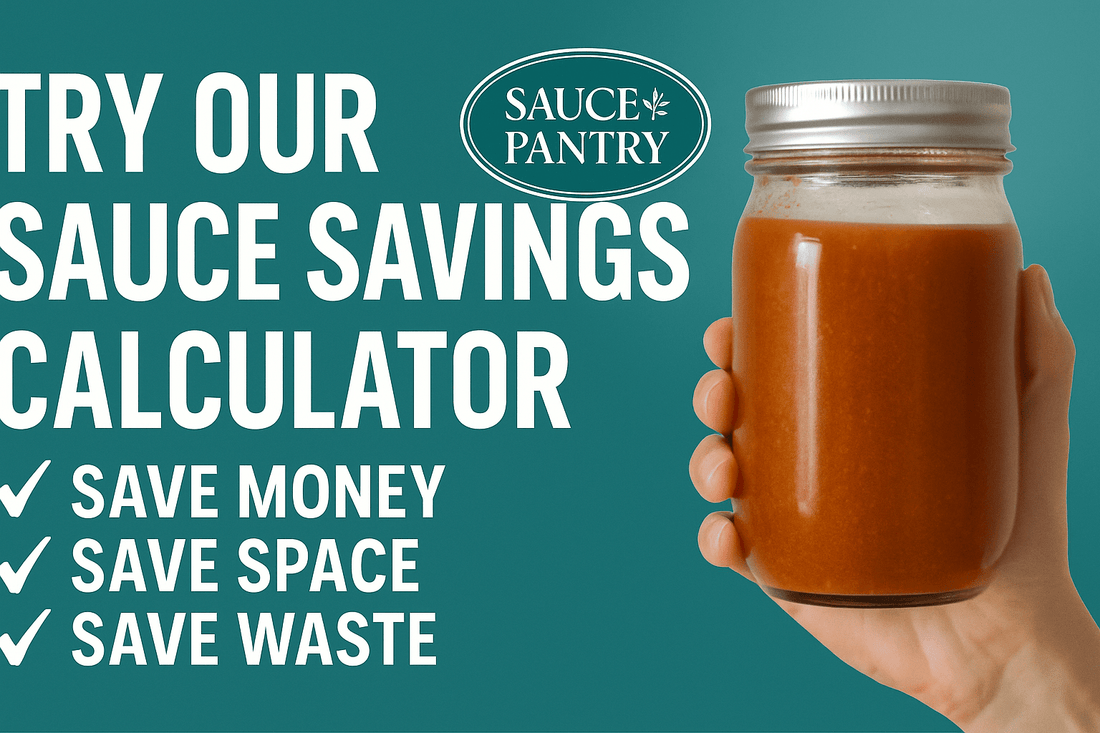 Try Our Sauce Savings Calculator: See How Much Space, Waste & Money You Can Save - Sauce Pantry