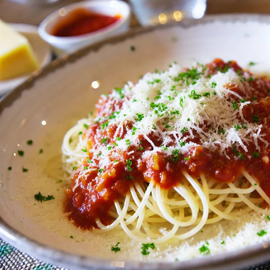 Zafy Sauce Spaghetti with Garlic and Parmesan - Sauce Pantry