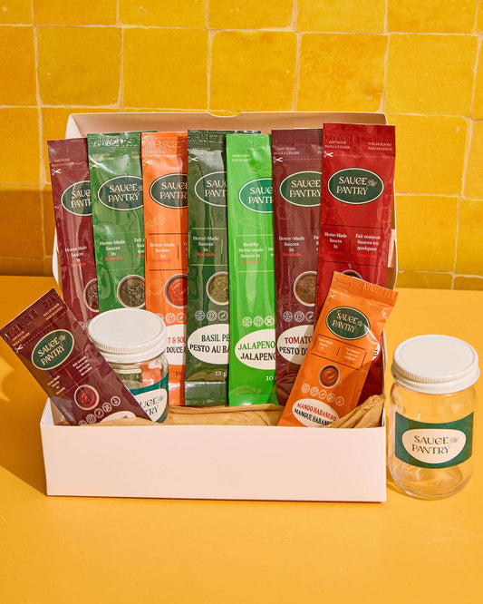 The Pantry Pack (9 Sauces + 2 Jars)