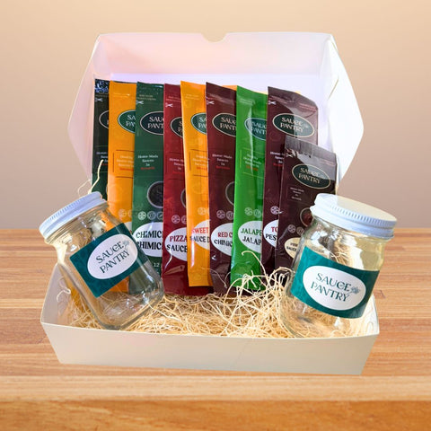 The Pantry Pack (9 Sauces + 2 Jars)