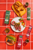 Pack de inicio (6 salsas + 2 tarros de cristal)